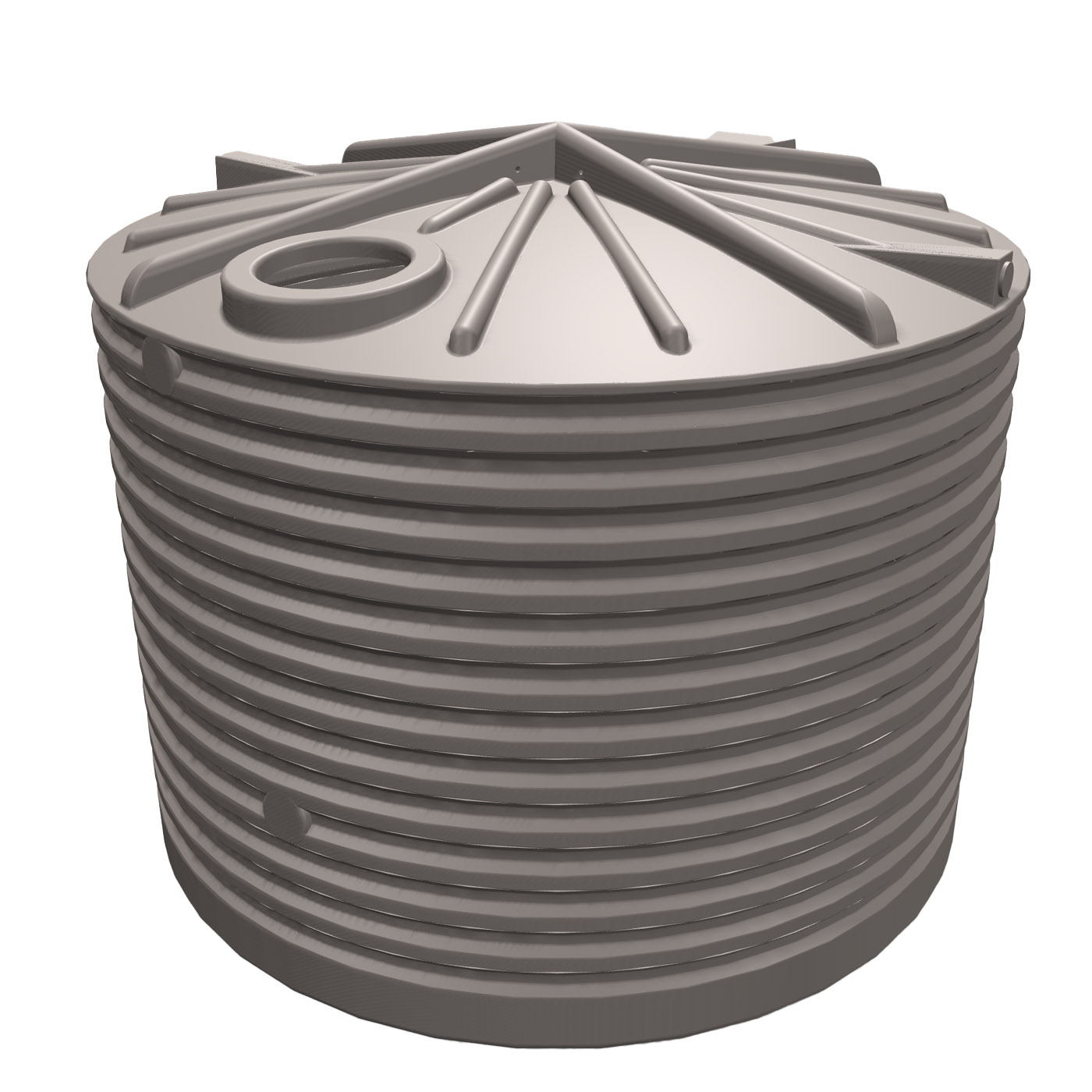 10000L CT 2200 round water tank