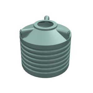 1000L CT 225 Rivergum round water tank