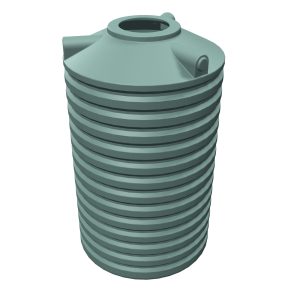 2000L CT 440 Rivergum round water tank