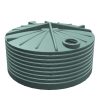 9500L CT 2100 Squat Rivergum round water tank
