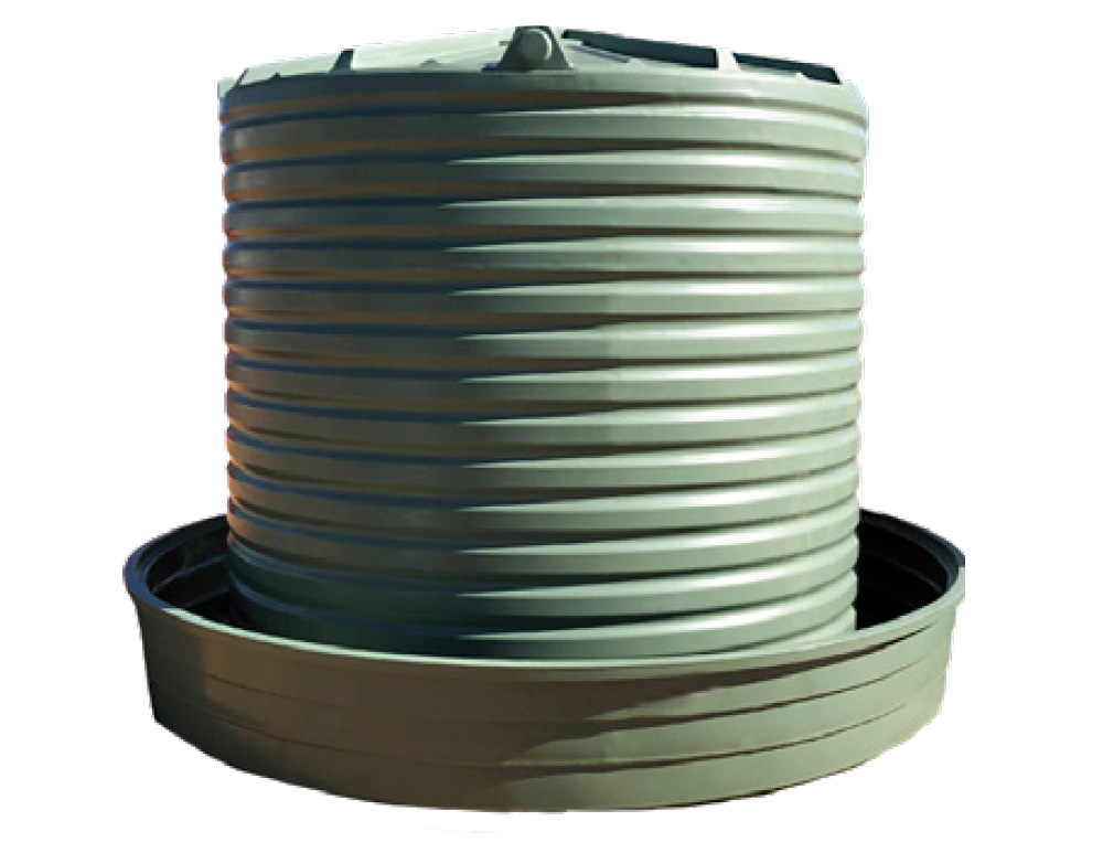 Cup & Saucer 3000L Tank With 1250L Round Trough