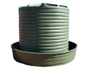 Cup & Saucer 5000L Tank With 2300L Round Trough