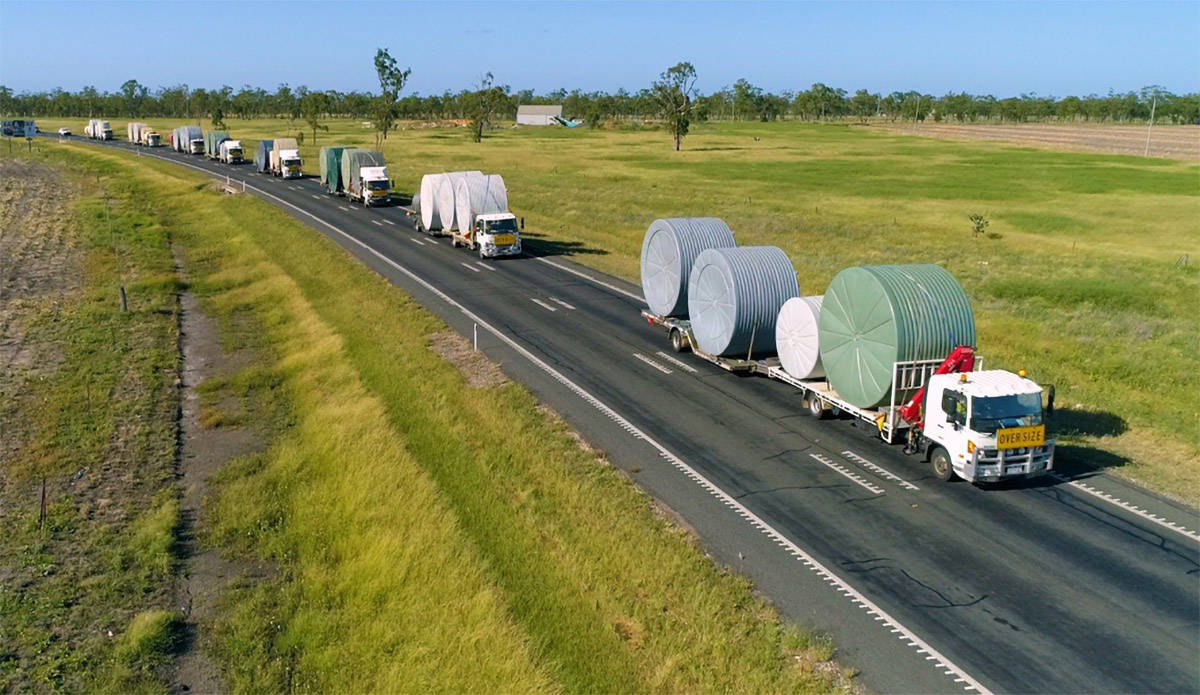 Clark Tanks Delivery Trucks